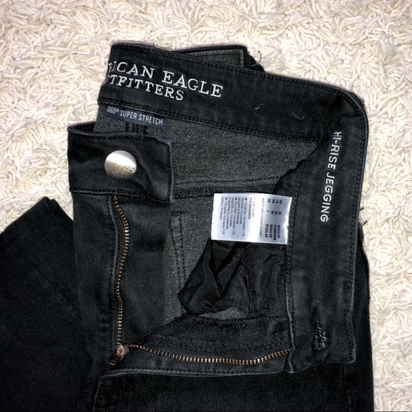 American Eagle Outfitters black high rise jeans - Picture 3 of 3